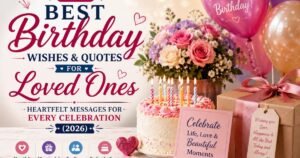 best birthday wishes & quotes for love ones