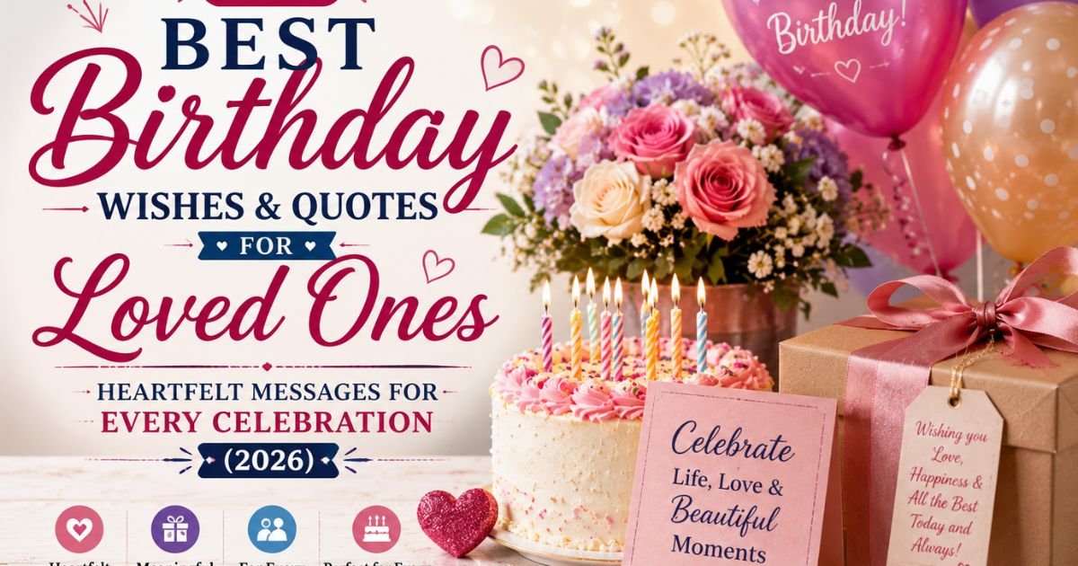 best birthday wishes & quotes for love ones