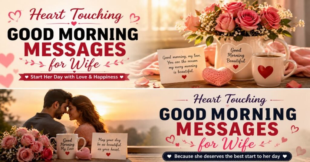 good morning messages for wife