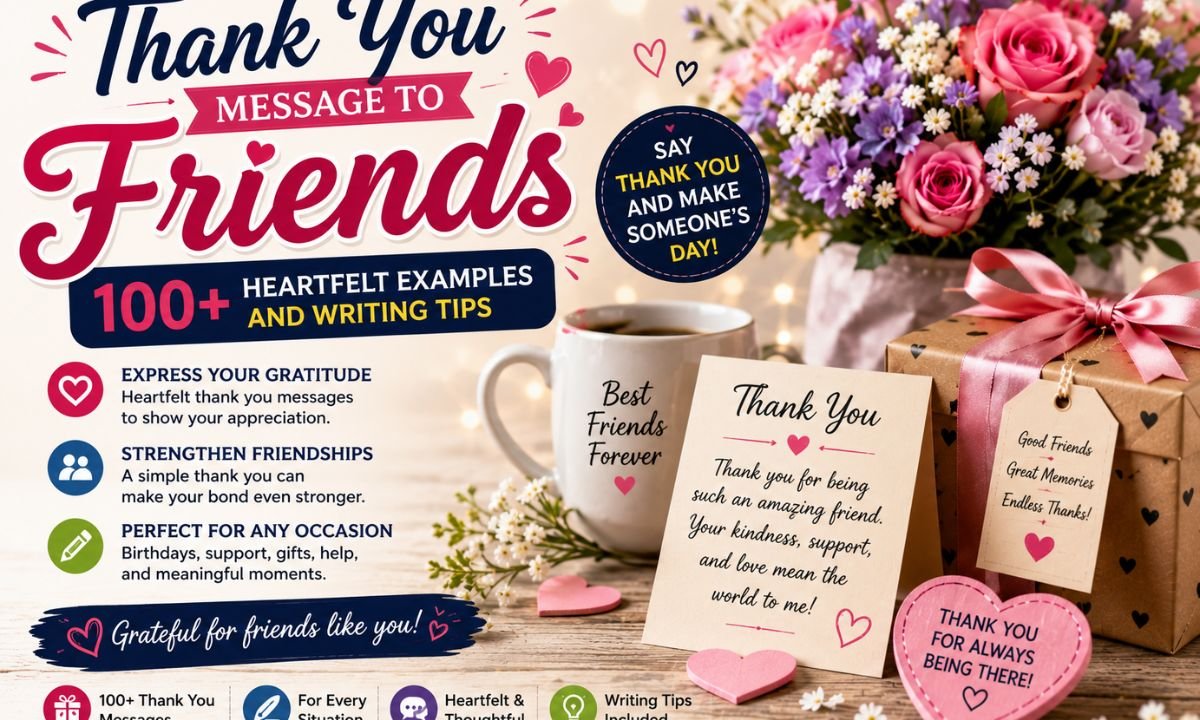 thank you messages tips & examples for friend