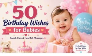 50 birthday wishes for babies