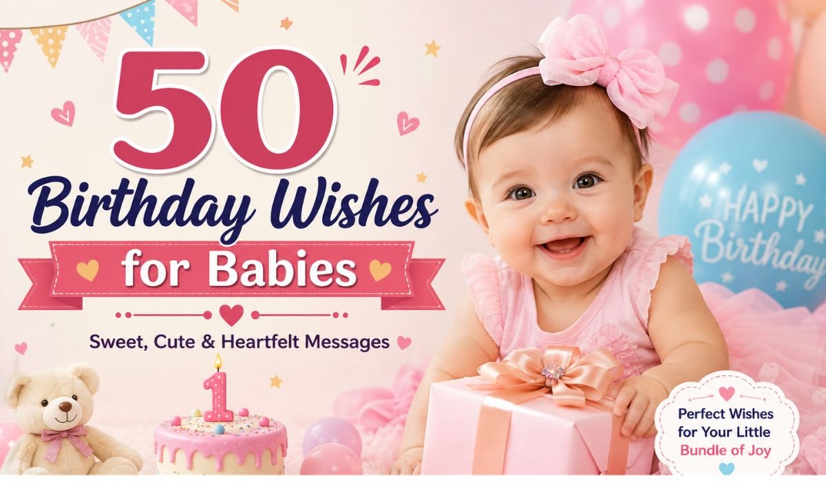 50 birthday wishes for babies