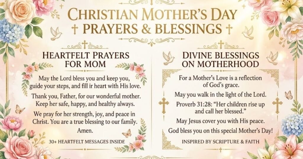 Christian mother days prayers blessing wishes