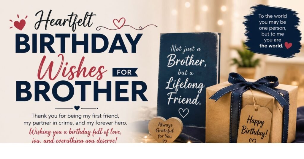Happy Birthday Wishes for Brother