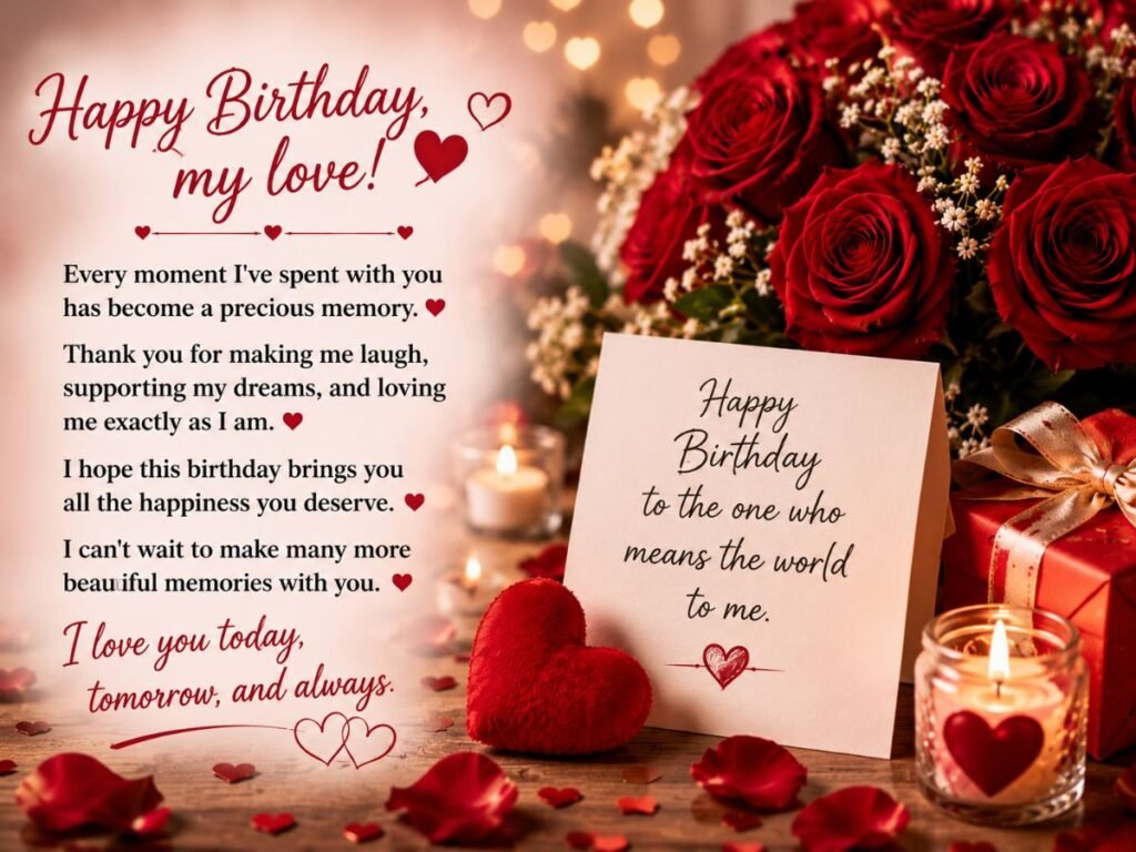 happy birthday my love