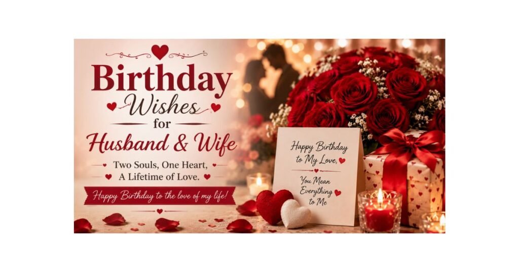 birthday wishes for husband & Wife