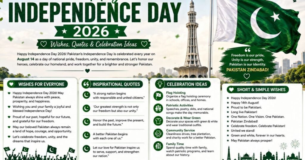 independence day wishes  14 august 