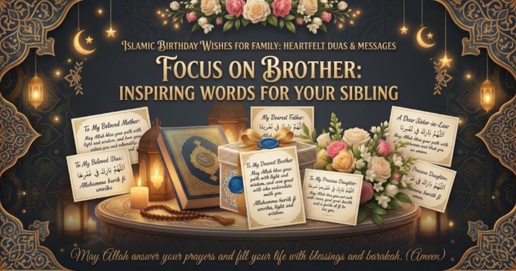 sibling islamic  birthday wishes