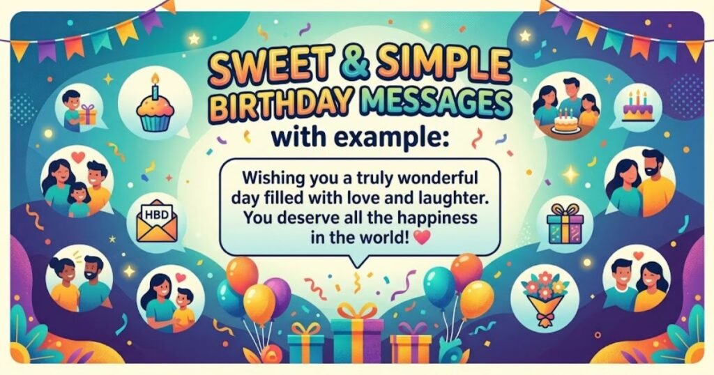 sweet & simple birthday wishes