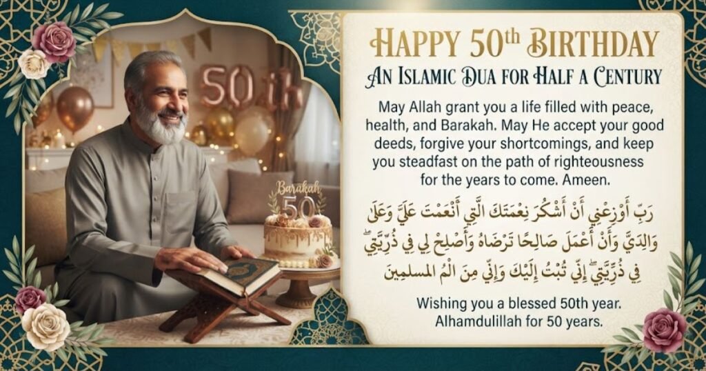 50th birthday wishes
