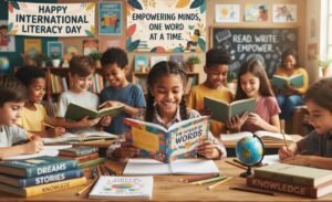 Happy International Literacy Day Empowering Minds, One Word at a Time