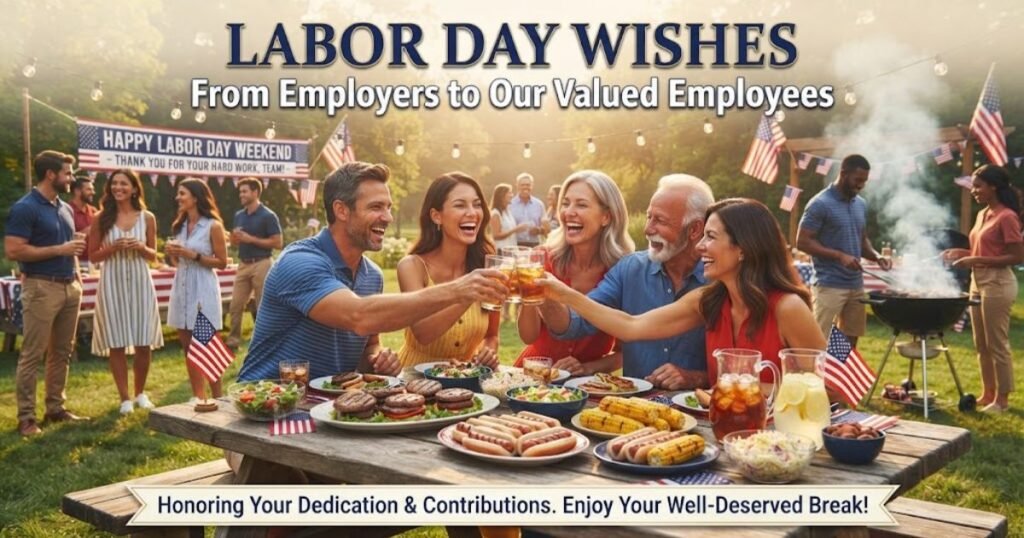 Labor Day Wishes for Employees from Employers